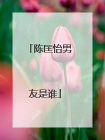 陈匡怡男友是谁