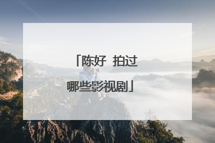 陈好 拍过哪些影视剧