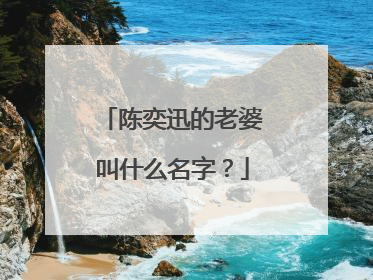 陈奕迅的老婆叫什么名字?