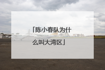 陈小春队为什么叫大湾区