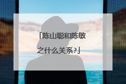 陈山聪和陈敏之什么关系?