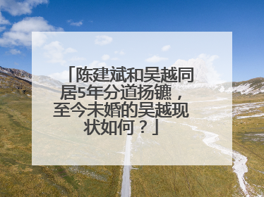 陈建斌和吴越同居5年分道扬镳,至今未婚的吴越现状如何?