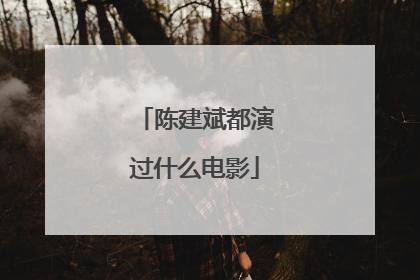 陈建斌都演过什么电影