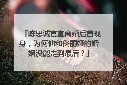 陈思诚官宣离婚后首现身,为何他和佟丽娅的婚姻没能走到最后?