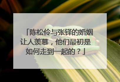 陈松伶与张铎的婚姻让人羡慕,他们最初是如何走到一起的?