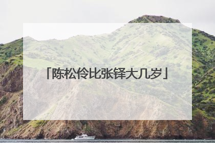 陈松伶比张铎大几岁