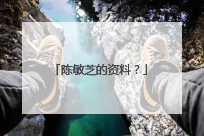 陈敏芝的资料？