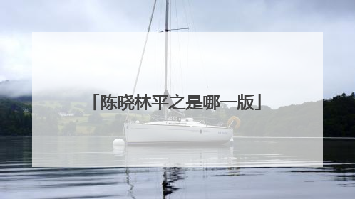 陈晓林平之是哪一版
