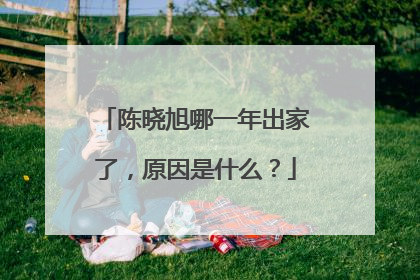 陈晓旭哪一年出家了,原因是什么?
