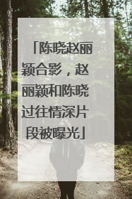 陈晓赵丽颖合影,赵丽颖和陈晓过往情深片段被曝光