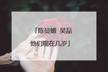 陈曼媛 吴磊他们现在几岁