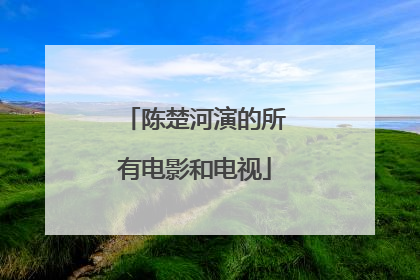 陈楚河演的所有电影和电视
