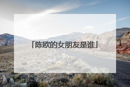 陈欧的女朋友是谁