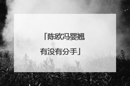 陈欧冯婴翘有没有分手