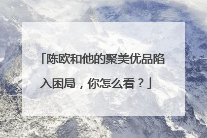 陈欧和他的聚美优品陷入困局，你怎么看？