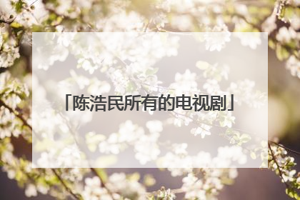 陈浩民所有的电视剧