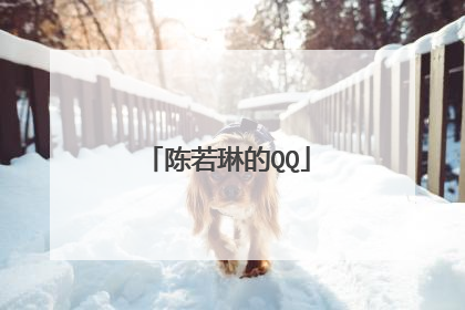 陈若琳的QQ