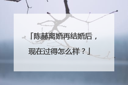 陈赫离婚再结婚后，现在过得怎么样？