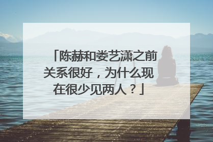 陈赫和娄艺潇之前关系很好,为什么现在很少见两人?