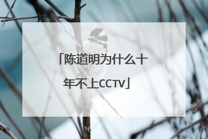陈道明为什么十年不上CCTV