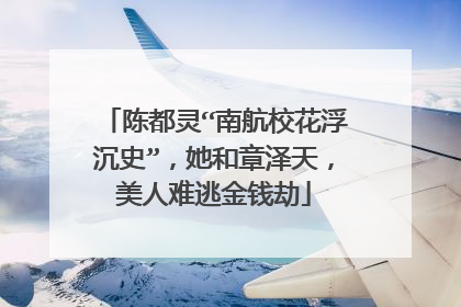 陈都灵“南航校花浮沉史”,她和章泽天,美人难逃金钱劫