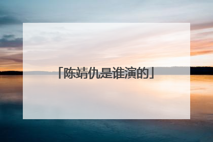 陈靖仇是谁演的