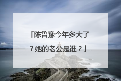 陈鲁豫今年多大了？她的老公是谁？