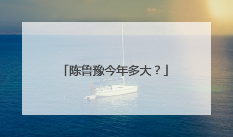 陈鲁豫今年多大?