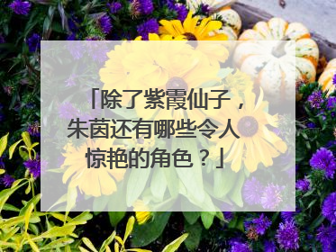 除了紫霞仙子，朱茵还有哪些令人惊艳的角色？