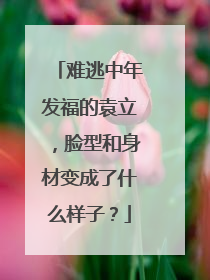难逃中年发福的袁立，脸型和身材变成了什么样子？