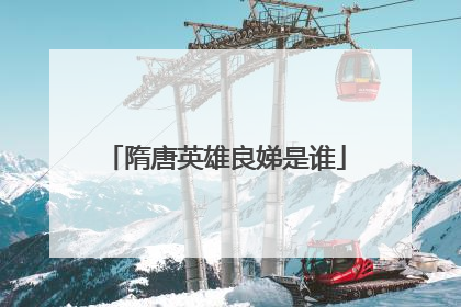 隋唐英雄良娣是谁