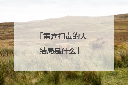 雷霆扫毒的大结局是什么