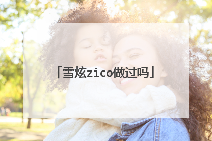 雪炫zico做过吗
