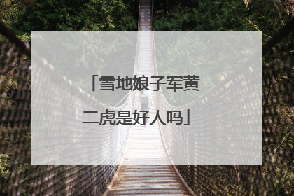 雪地娘子军黄二虎是好人吗
