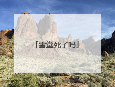 雪堂死了吗
