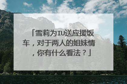 雪莉为IU送应援饭车，对于两人的姐妹情，你有什么看法？