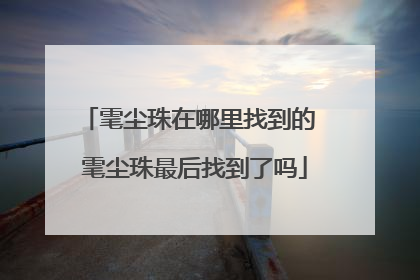 雮尘珠在哪里找到的 雮尘珠最后找到了吗
