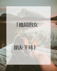 魏晨的女朋友于玮