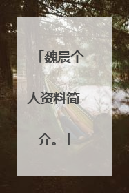 魏晨个人资料简介。