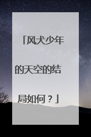 风犬少年的天空的结局如何?