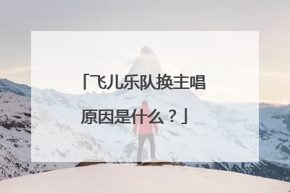 飞儿乐队换主唱原因是什么？