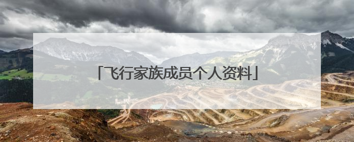 飞行家族成员个人资料