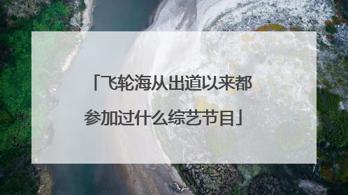 飞轮海从出道以来都参加过什么综艺节目