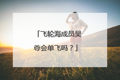 飞轮海成员吴尊会单飞吗？