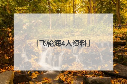 飞轮海4人资料