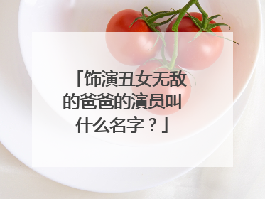 饰演丑女无敌的爸爸的演员叫什么名字?