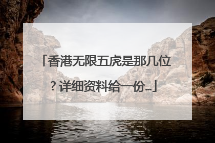 香港无限五虎是那几位?详细资料给一份…