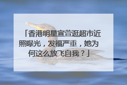 香港明星宣萱逛超市近照曝光,发福严重,她为何这么放飞自我?