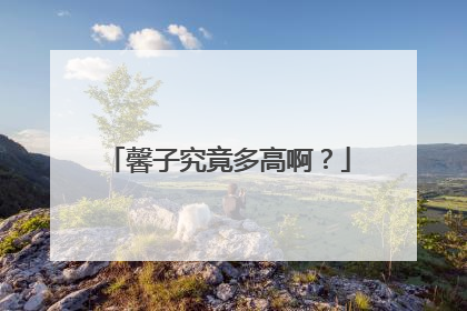 馨子究竟多高啊？
