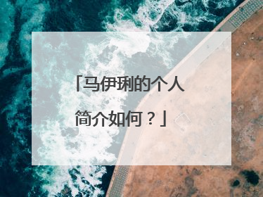马伊琍的个人简介如何？
